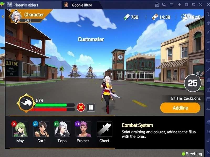 Solaris Phoenix Riders Game Screenshot
